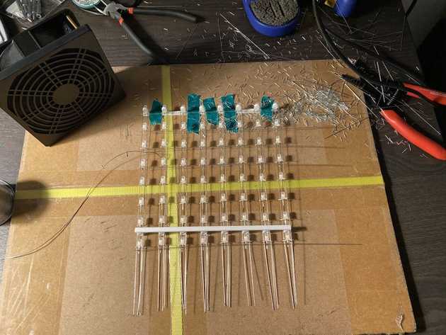 Figure 5. Soldering a layer.